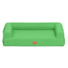 Green Trista Orthopedic Calming Dog Bed